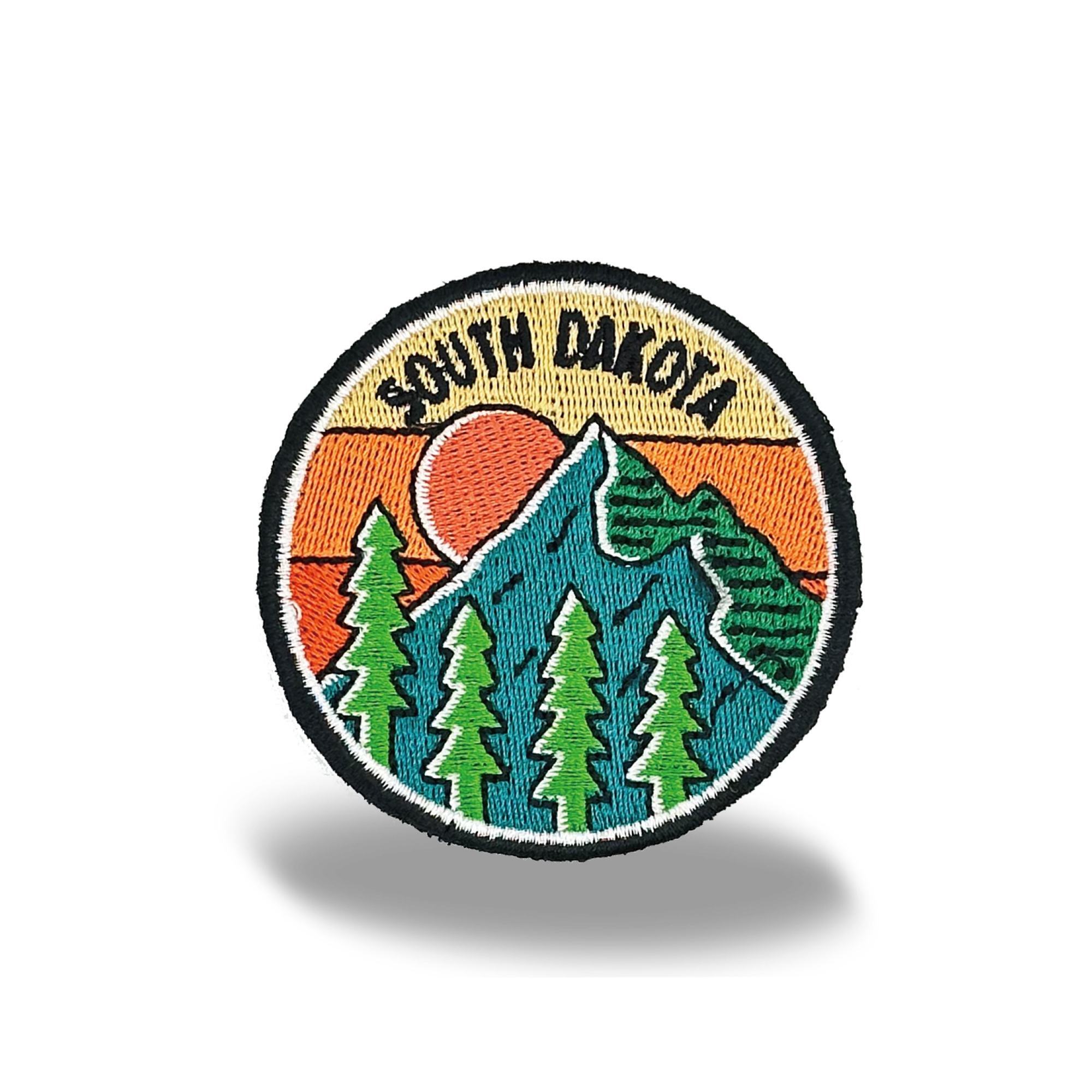 South Dakota Iron On Embroidery Patch