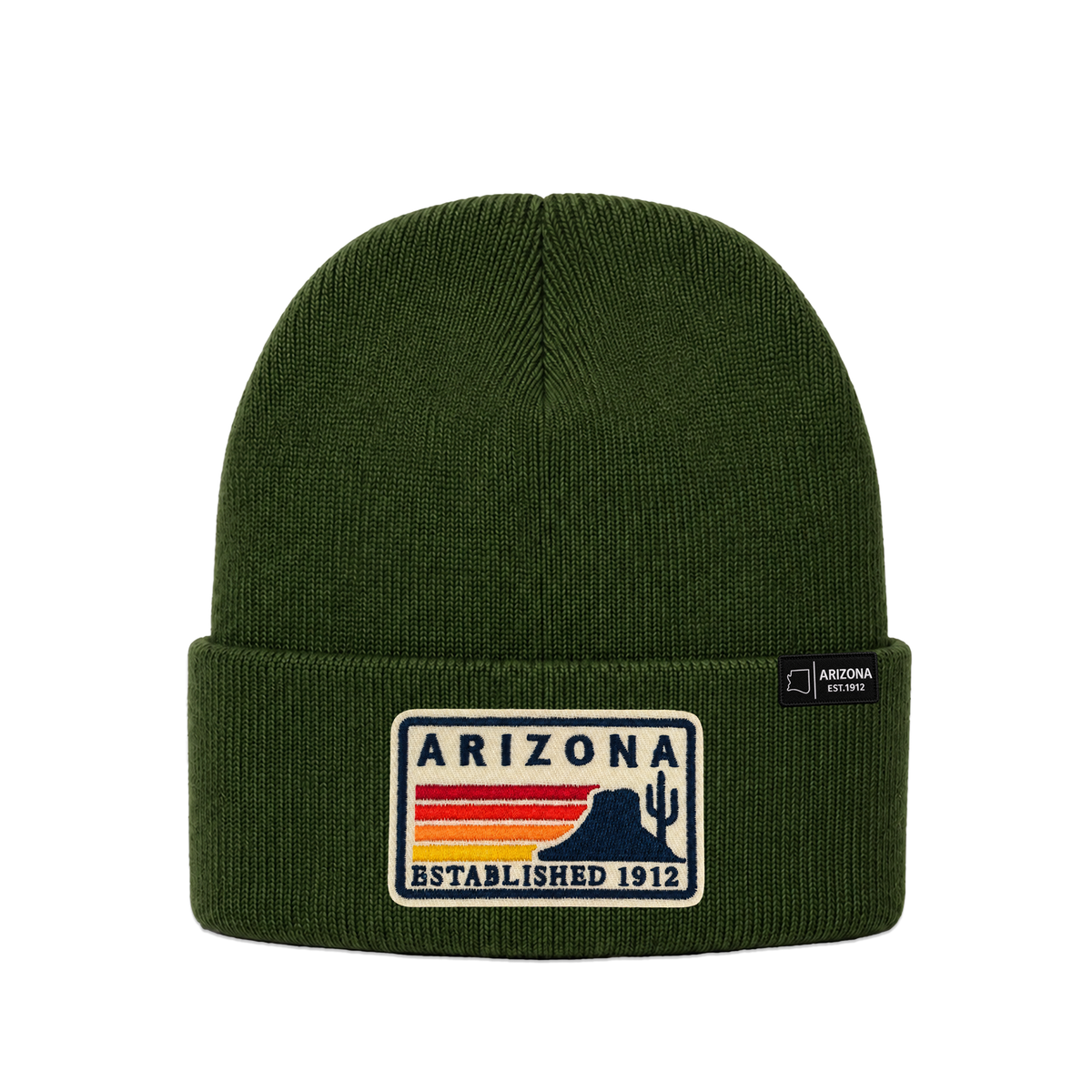Arizona State Patch Knit Beanie – Classic Acrylic Winter Hat