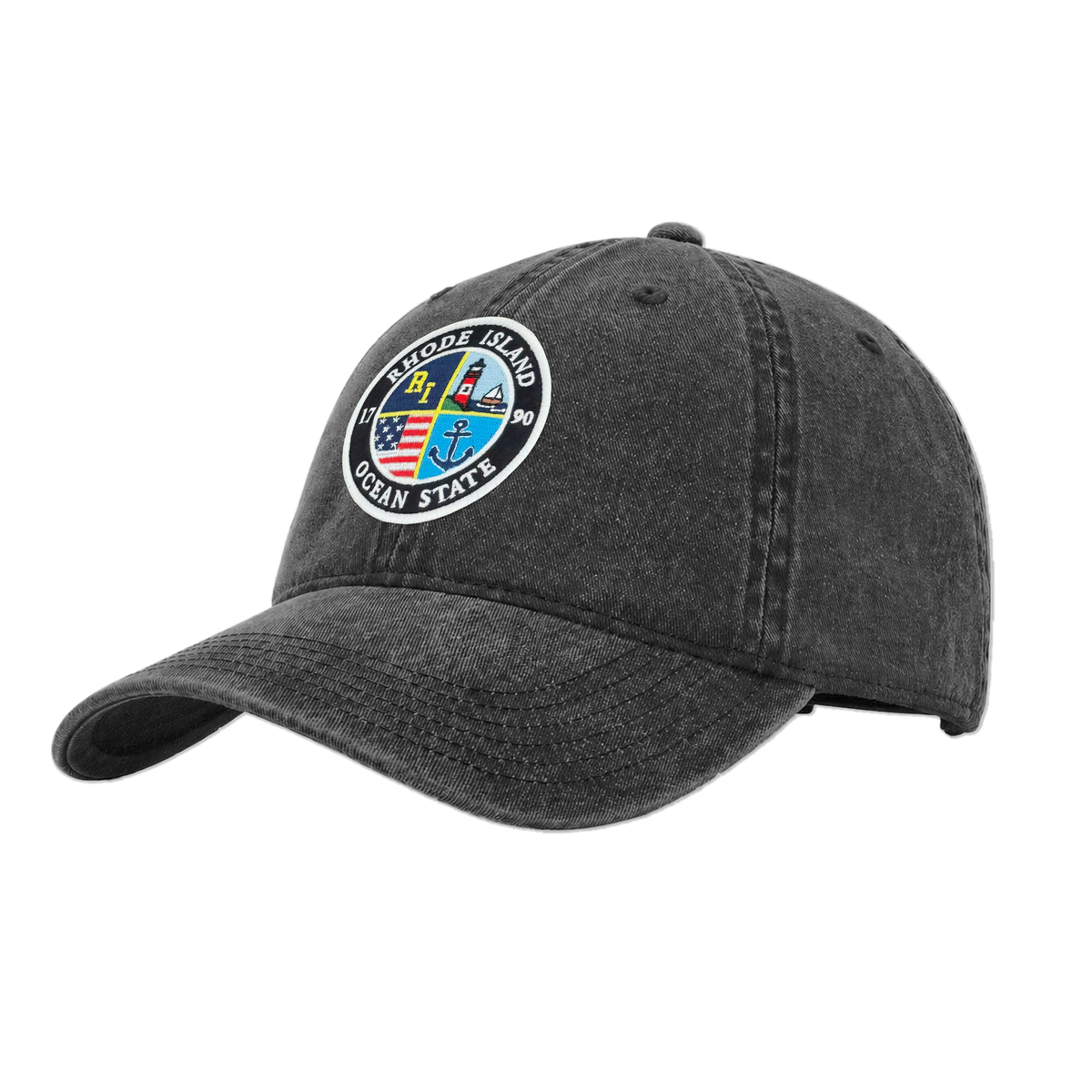 Rhode Island Heritage Pigment Dye Washed Cap | Vintage Baseball Hat