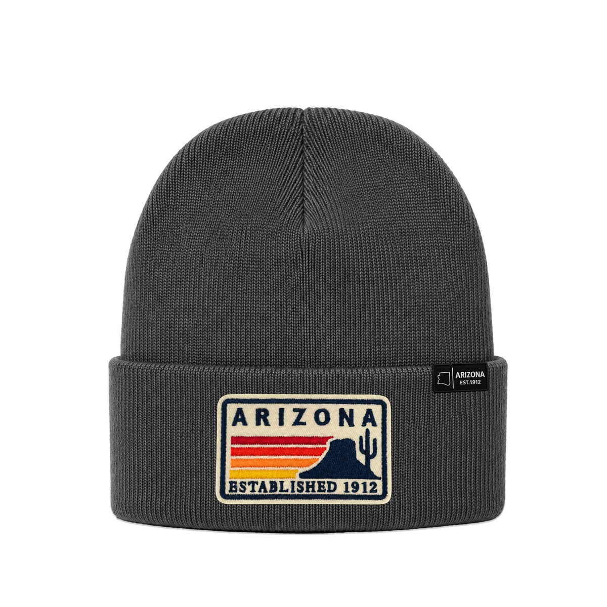 Arizona State Patch Knit Beanie – Classic Acrylic Winter Hat