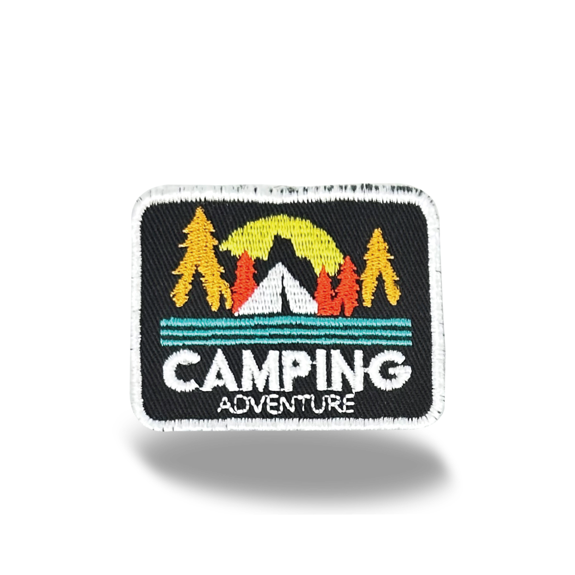 Camping Adventure Iron On Embroidery Patch