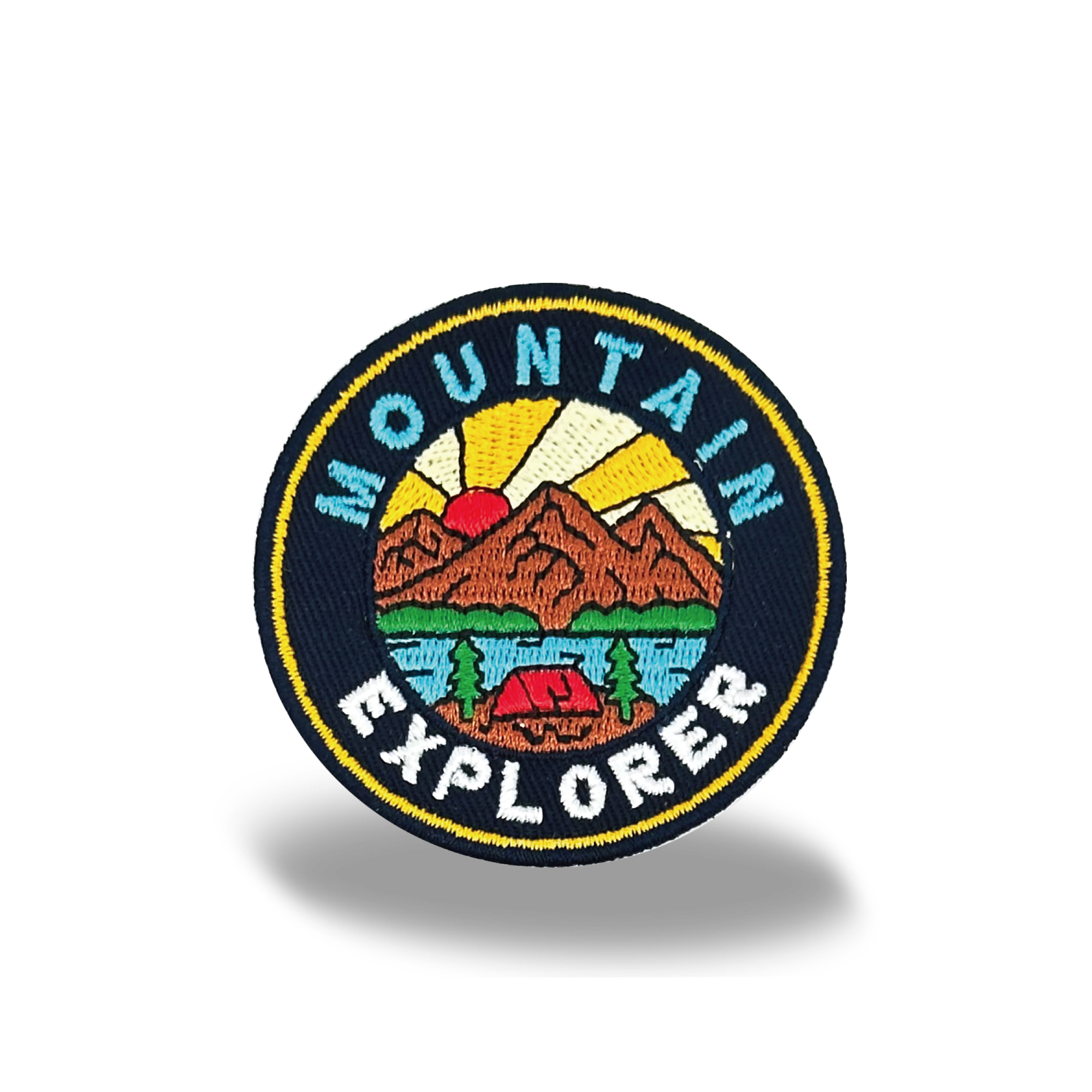 Mountain Explorer Iron On Embroidery Patch