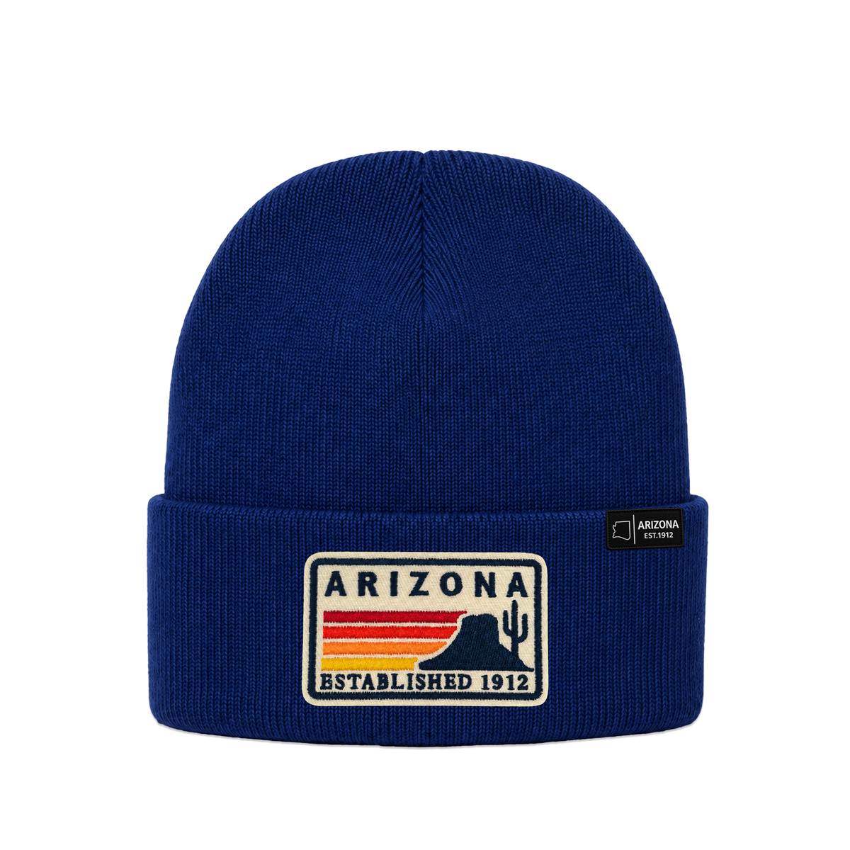 Arizona State Patch Knit Beanie – Classic Acrylic Winter Hat