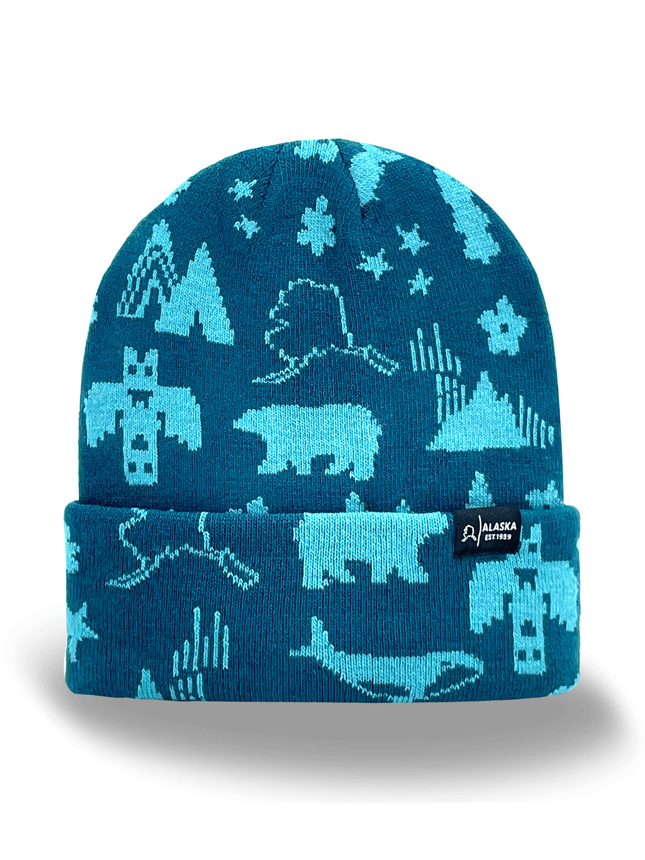 Alaska Icons Knit Beanie