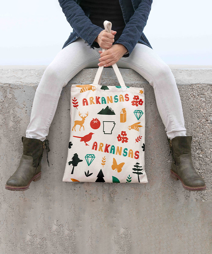 Arkansas Nature & Icons Tote Bag