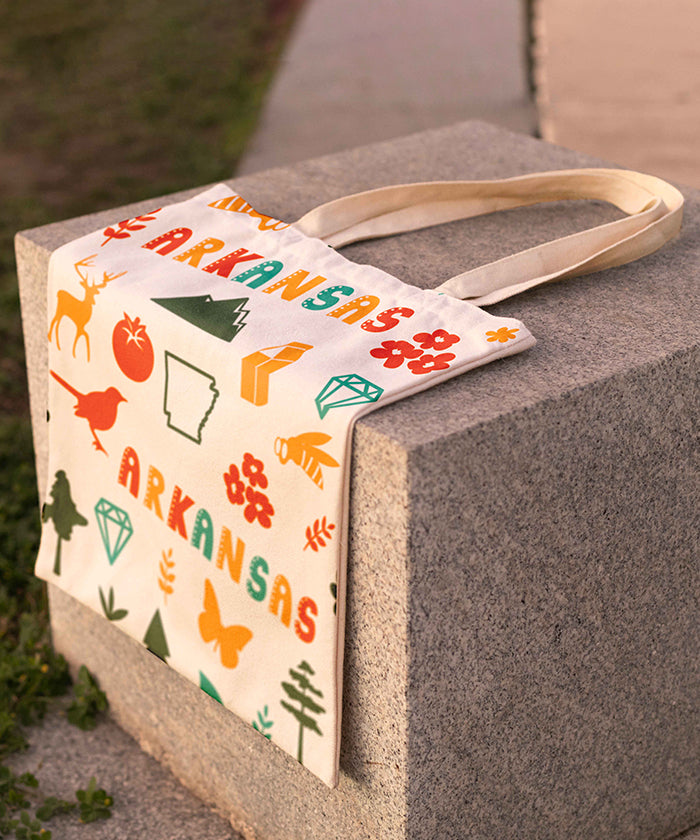 Arkansas Nature & Icons Tote Bag