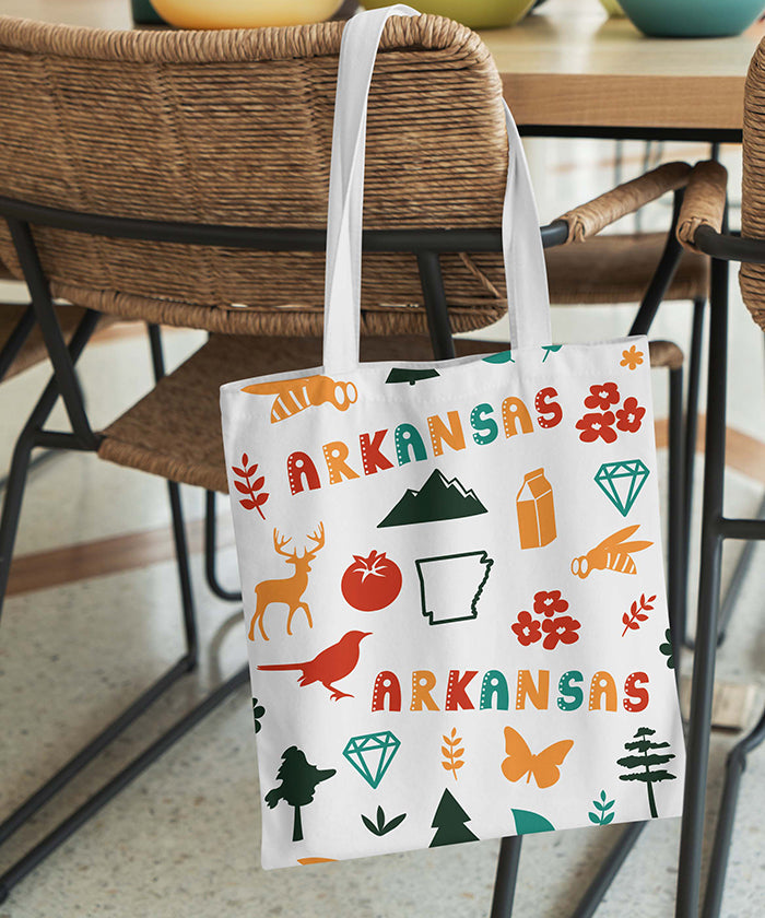 Arkansas Nature & Icons Tote Bag