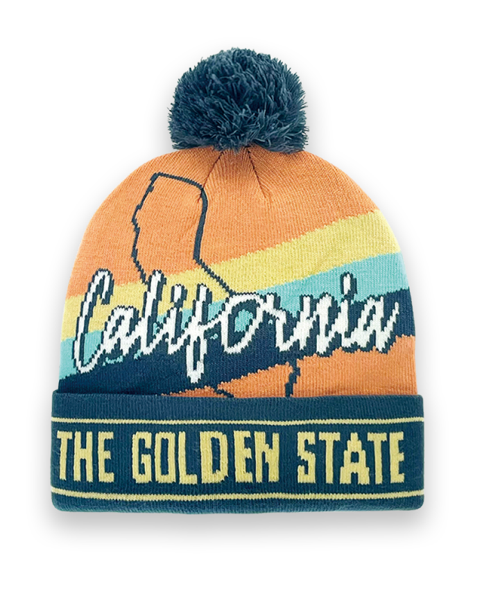 CALIFORNIA Tagline Beanie