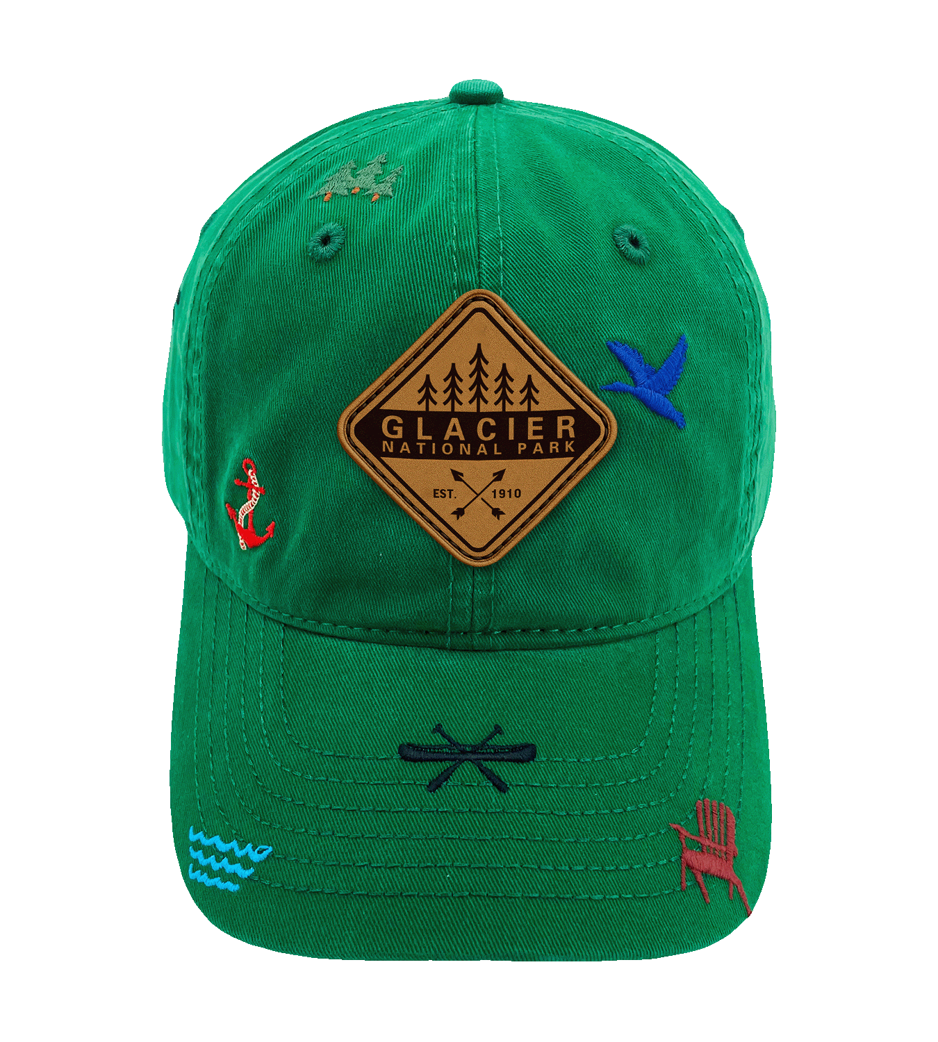 Glacier National Park Iconic Patch Cap