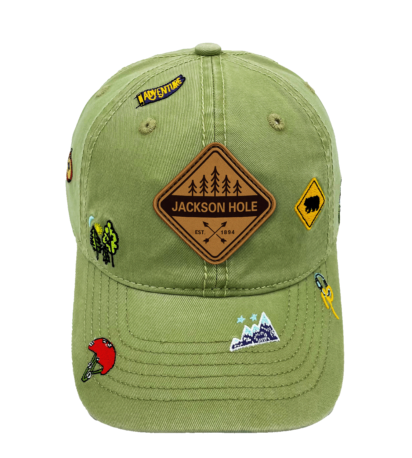 Jackson Hole Trail Badge Adventure Cap