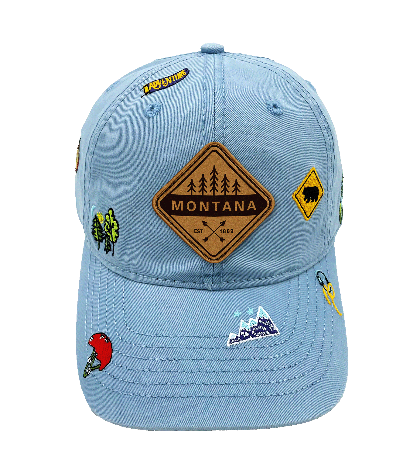 Montana Hiking Outdoor Baseball Cap for Campers and Nature Explorers