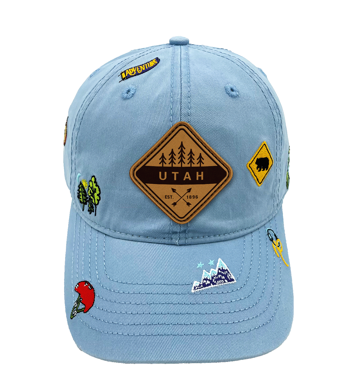 Utah Outdoor Baseball Cap for Hiking, Camping, and Nature Lovers