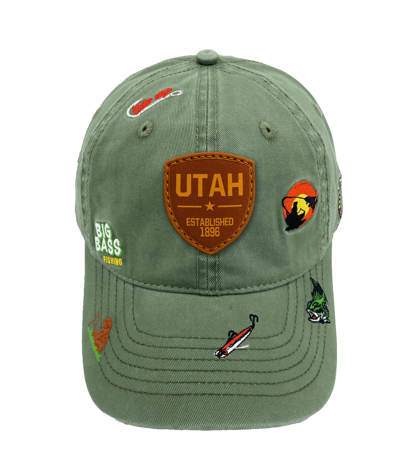 Utah Outdoor Baseball Cap for Fishing, Hiking, and Adventure Enthusiasts