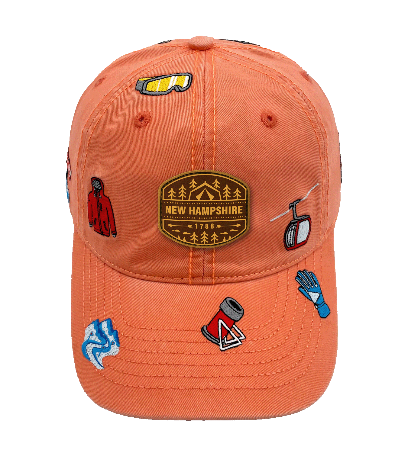 Mount Washington & Bretton Woods Embroidered Baseball Cap ¨C New Hampshire Adventure Hat