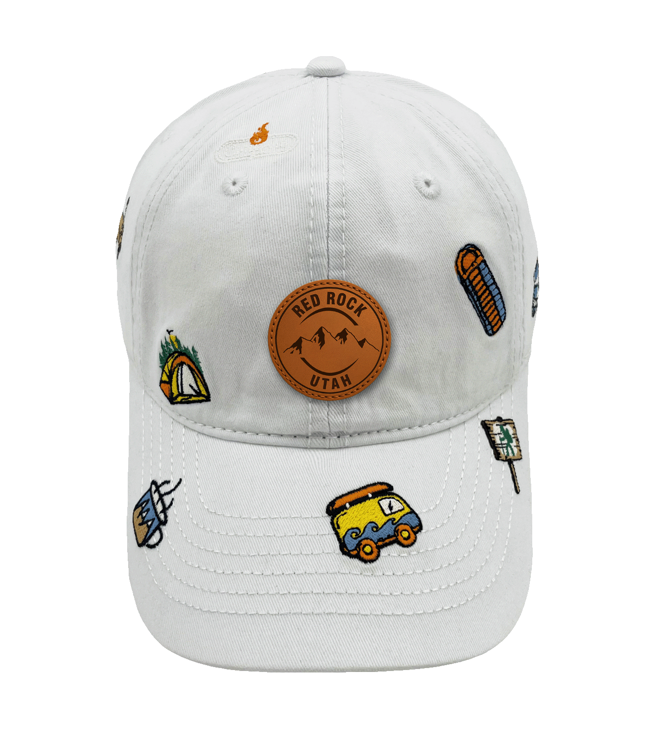 Utah Red Rock Camping Embroidered Baseball Cap ¨C Adventure Outdoor Travel Hiking Hat