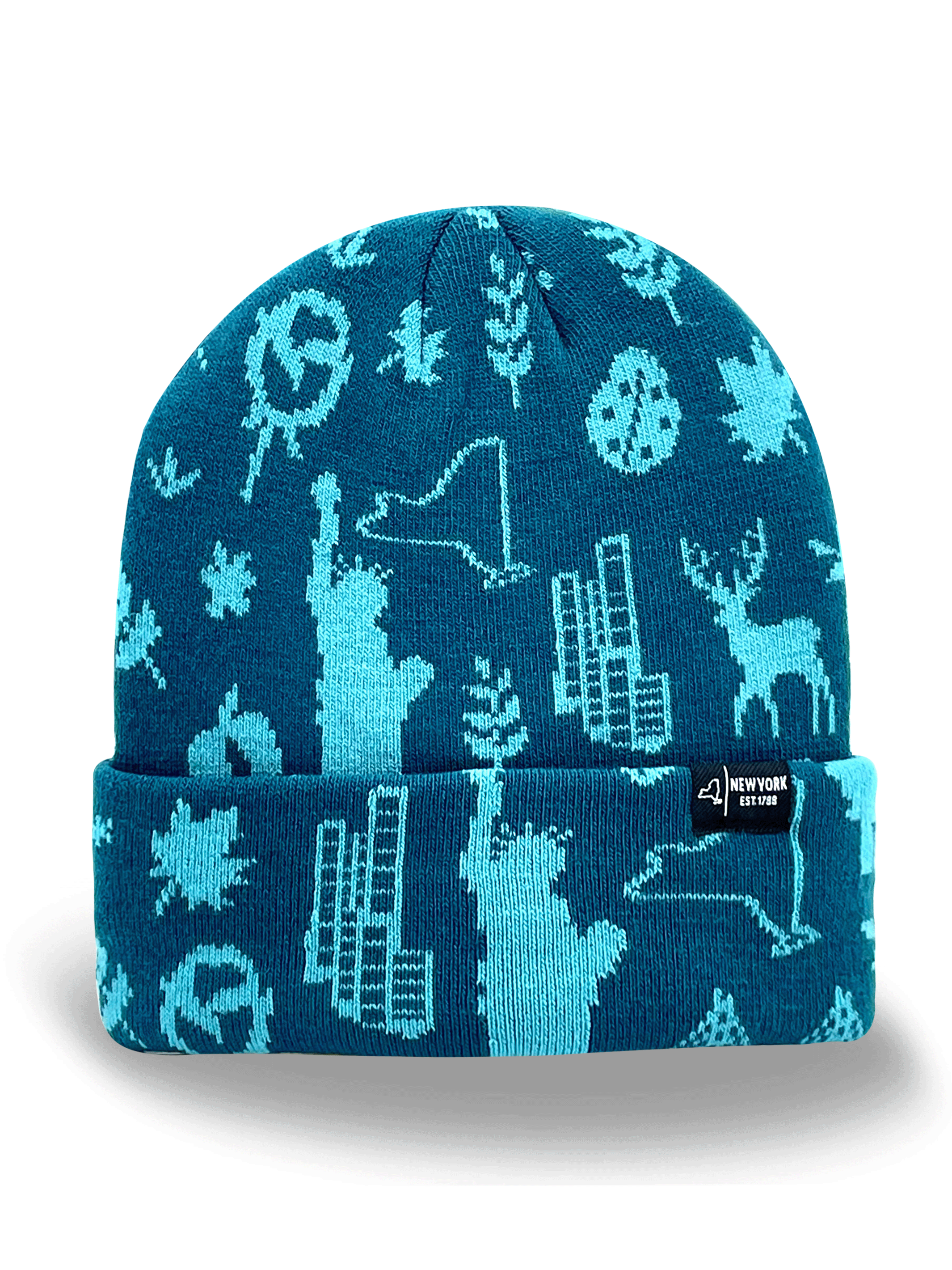 New York Icons Knit Beanie