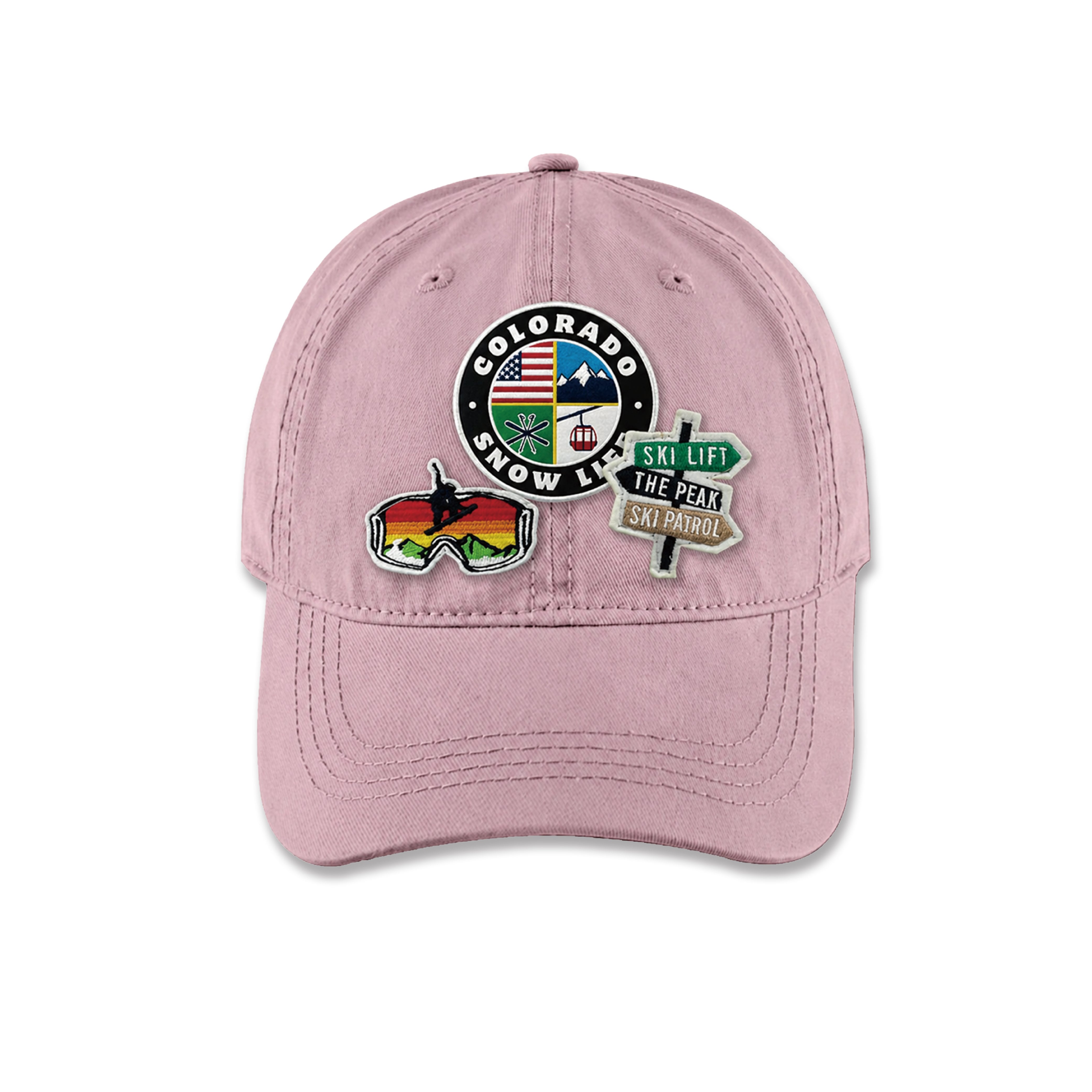 Colorado Snow Life Adventure Baseball Cap