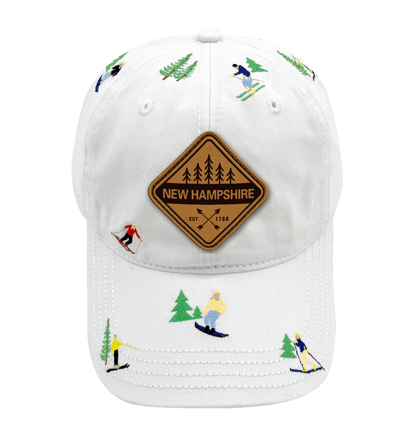 Bretton Woods New Hampshire Embroidered Baseball Cap ¨C Skiing Outdoor Adventure Hat
