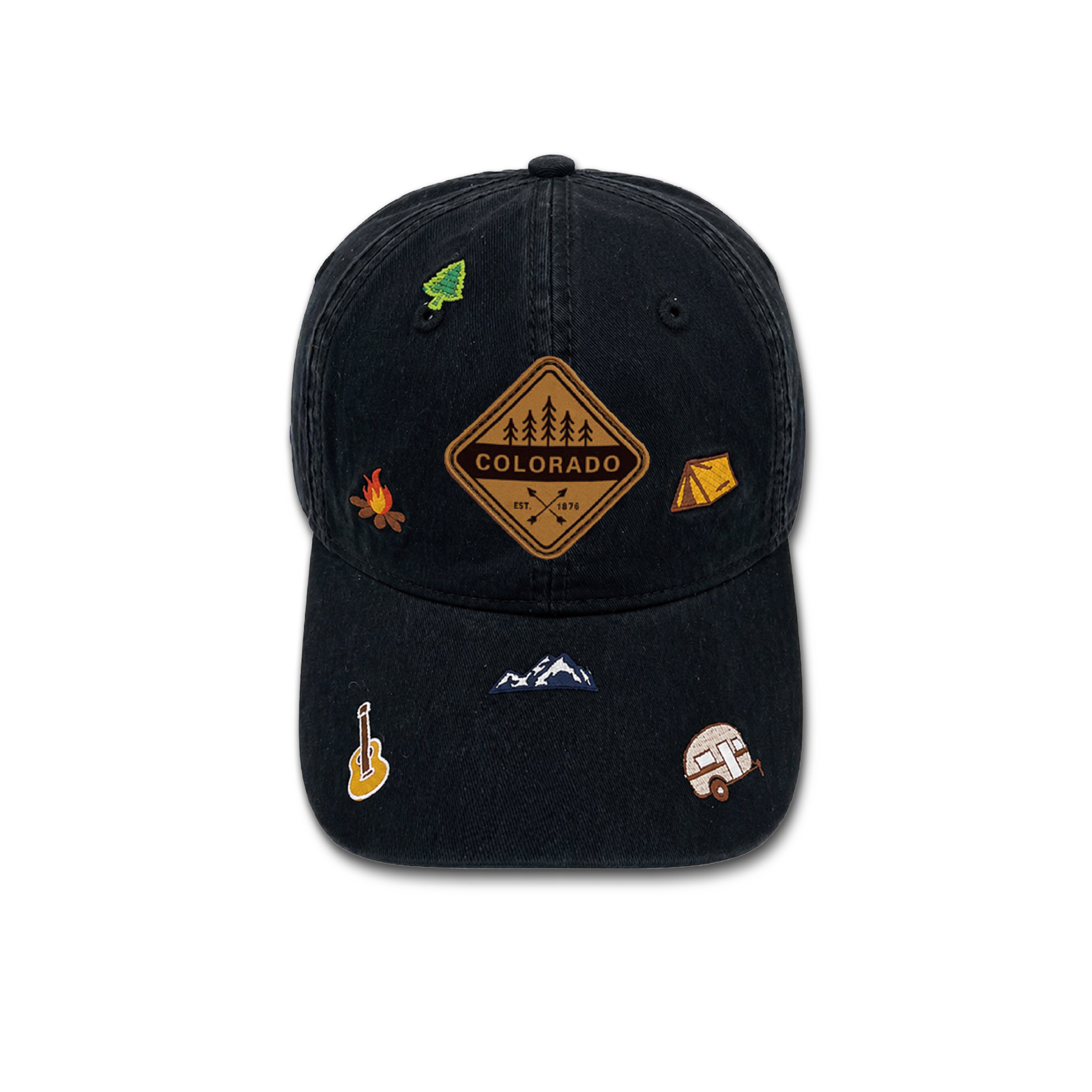 Colorado All Over Embroidered Baseball Cap