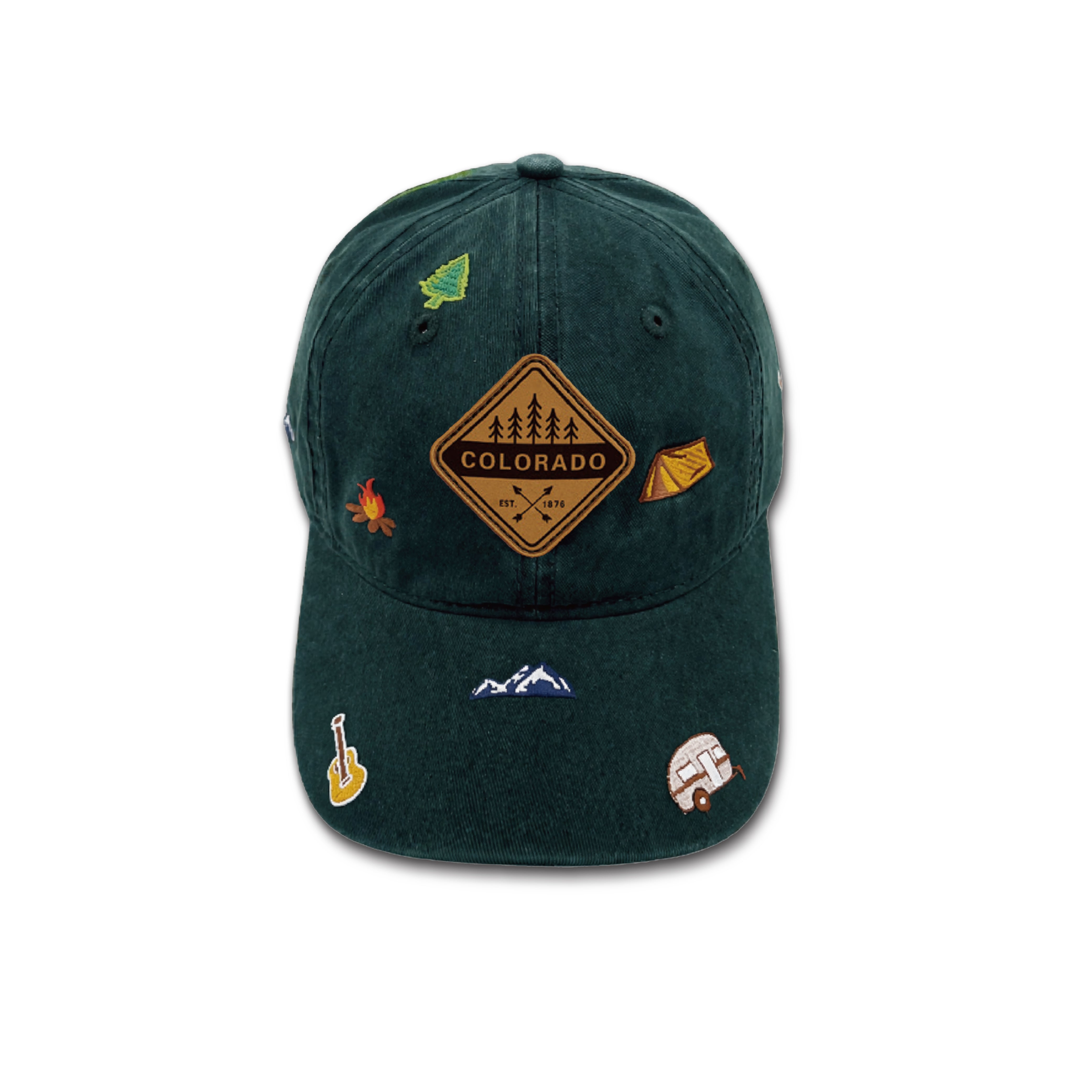 Colorado All Over Embroidered Baseball Cap