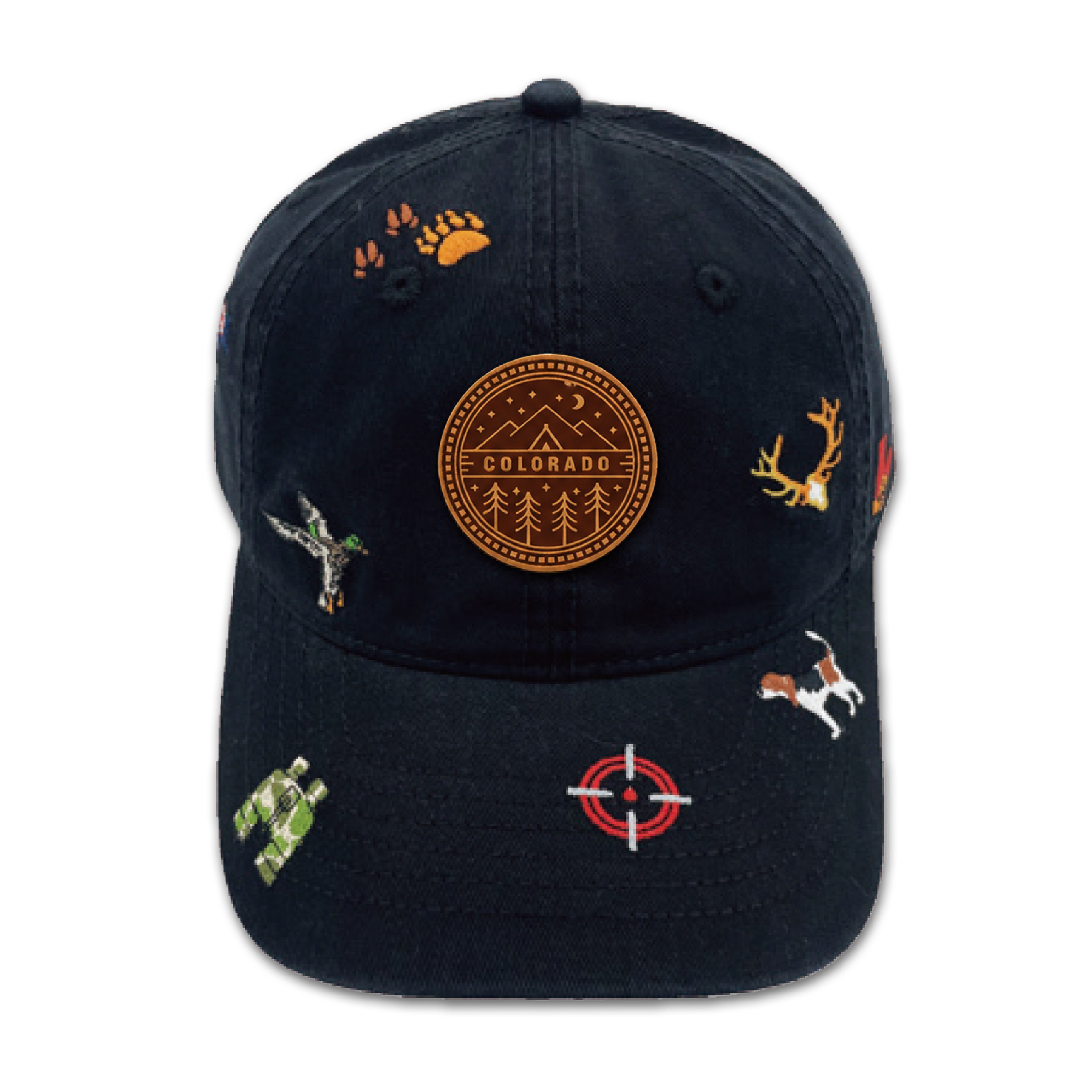 Colorado Wildlife Adventure Embroidered Baseball Cap