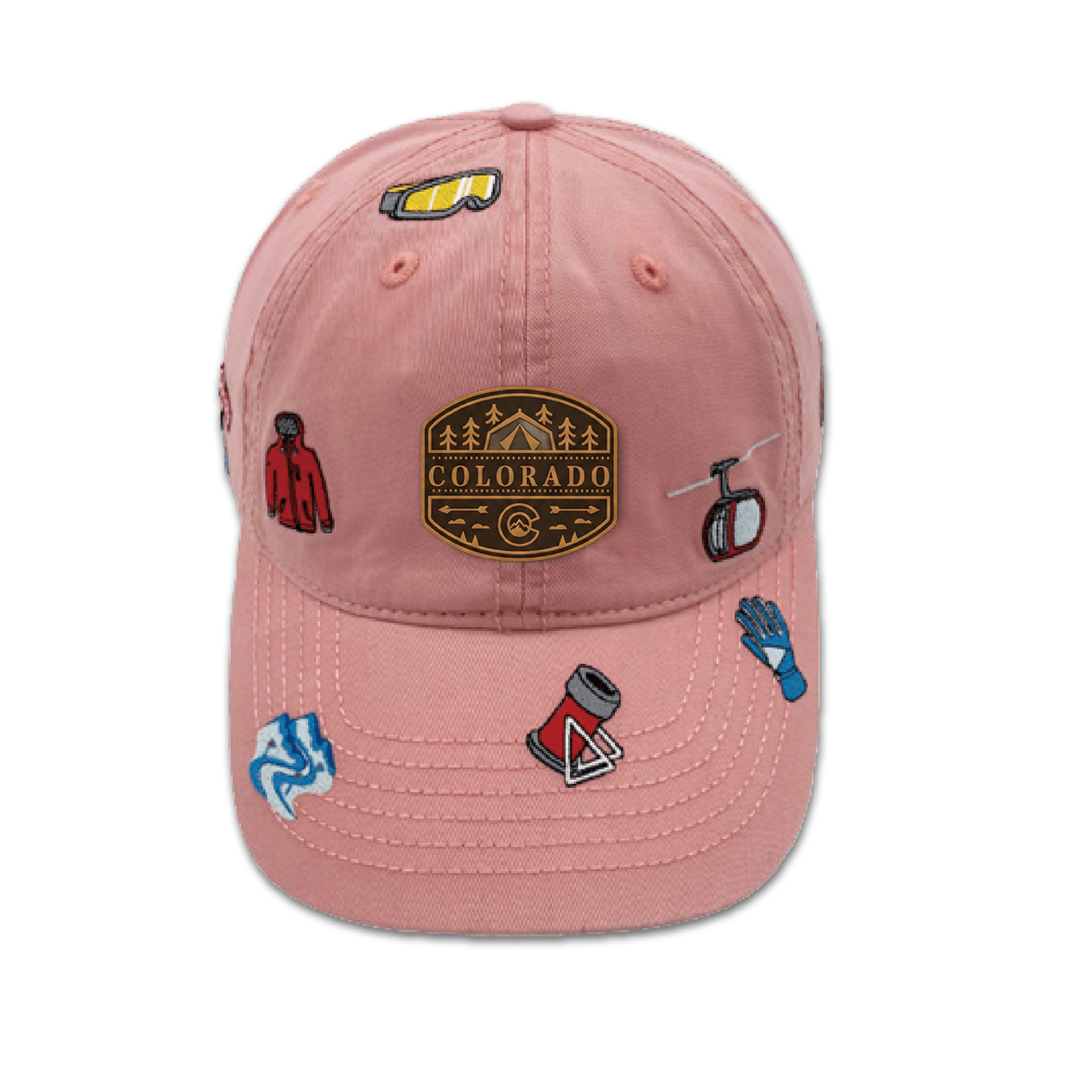 Vail & Breckenridge Colorado Embroidered Baseball Cap ¨C Ski Resort Hat