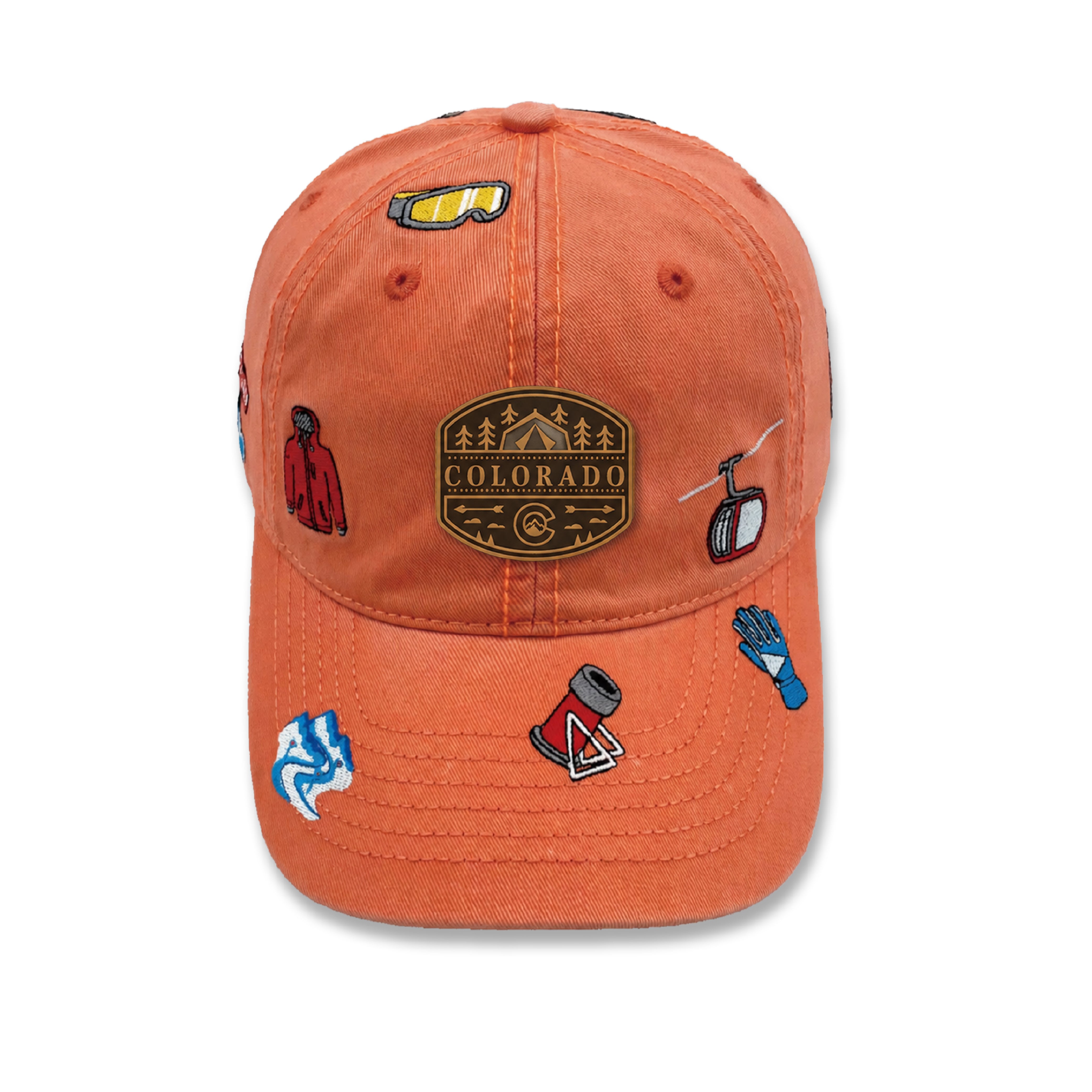 Vail & Breckenridge Colorado Embroidered Baseball Cap ¨C Ski Resort Hat