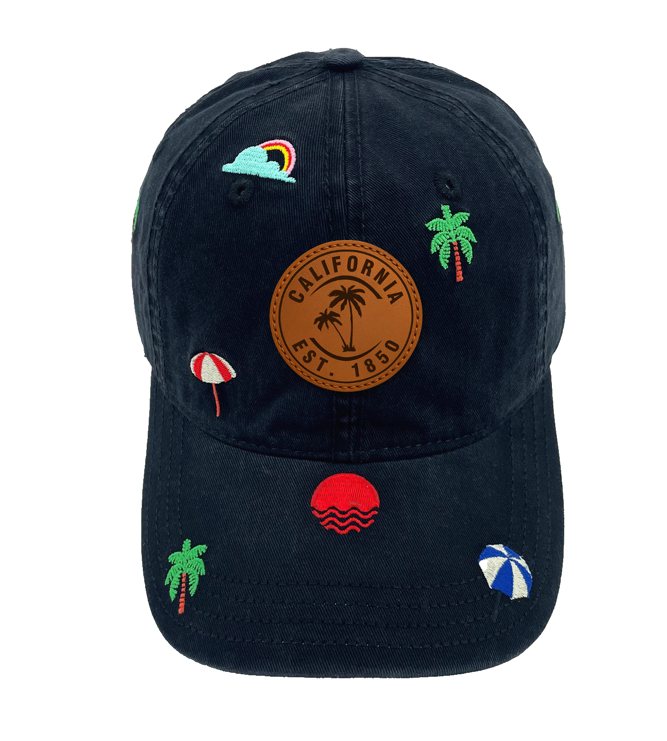 South Carolina Embroidery Baseball Cap ¨C Vacation Beach Hat for Ocean and Sunshine Lovers