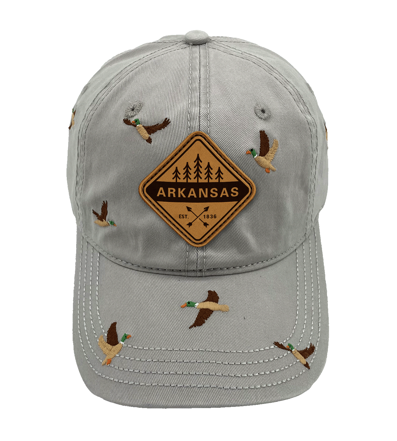 Arkansas Duck Embroidery Baseball Cap for Men Women Outdoor Adventure Gift Hat