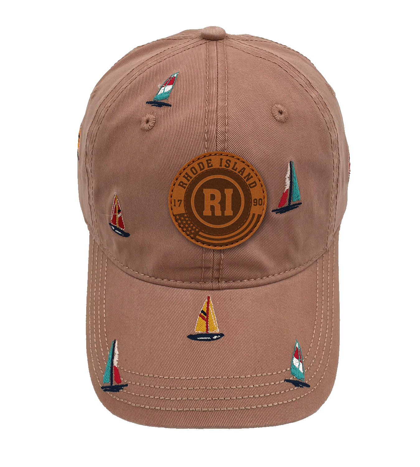 Rhode Island Sailing Baseball Cap ¨C Embroidered Nautical Boat Hat for Coastal Travel