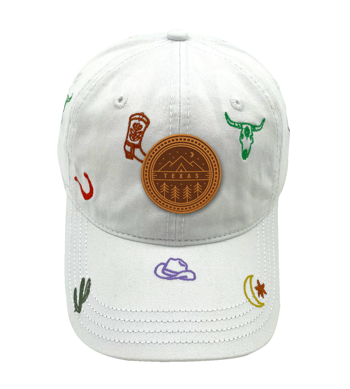 Texas Adventure Baseball Cap ¨C Western Style Cowboy Embroidered Travel Hat
