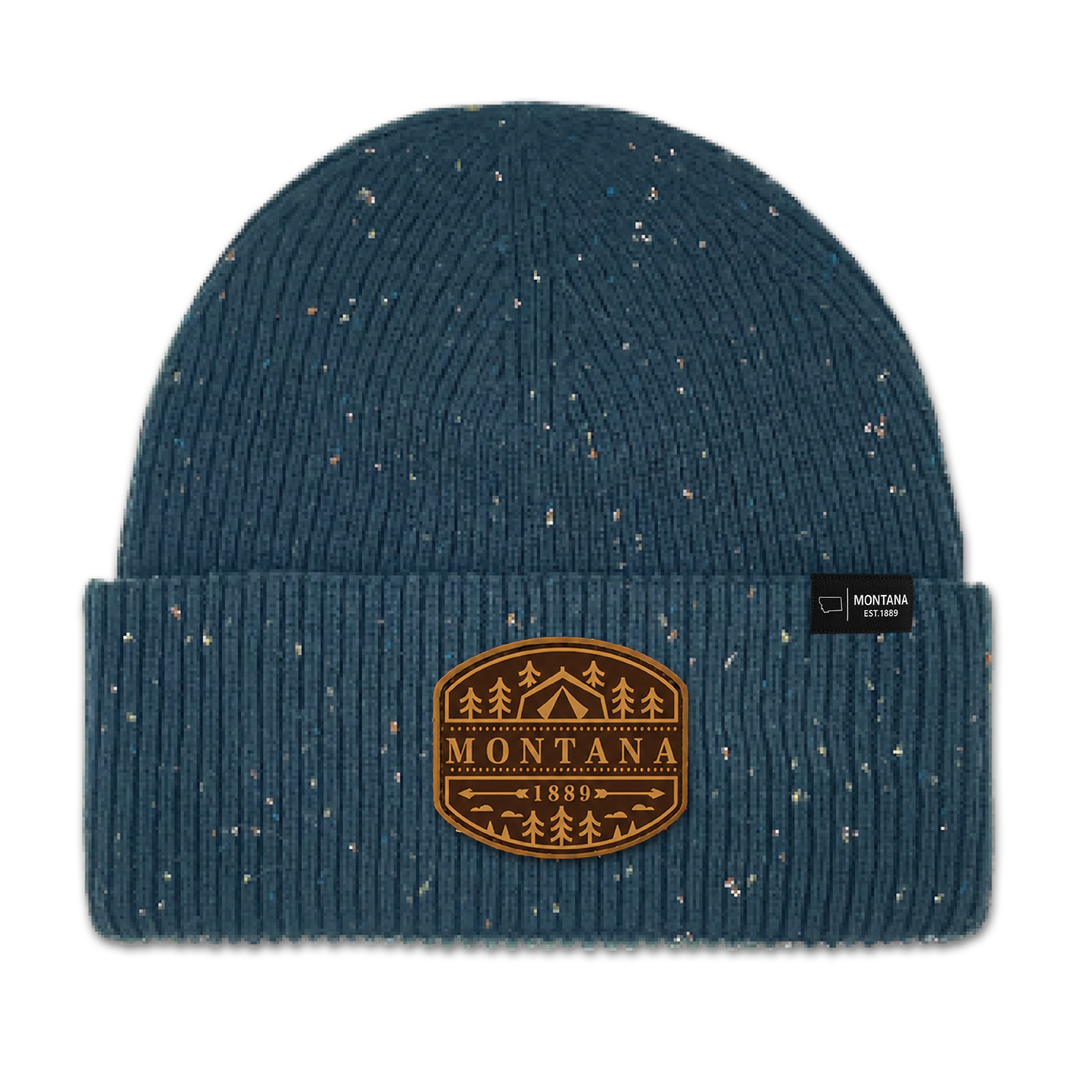 Montana Outdoor Adventure Knit Beanie for Camping & Gift Shops