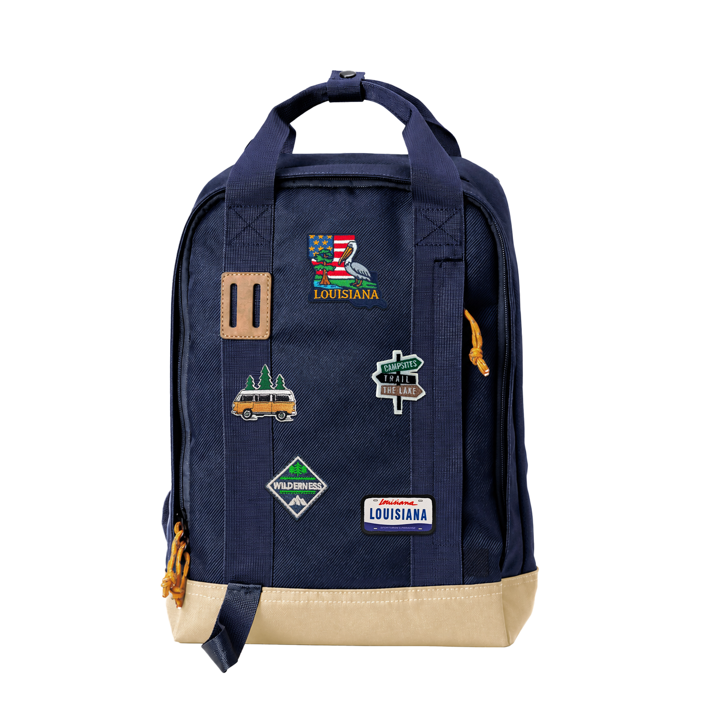 Louisiana Bayou Adventure Laptop Backpack | Waterproof Travel Backpack for Gift & Tourism Retailers