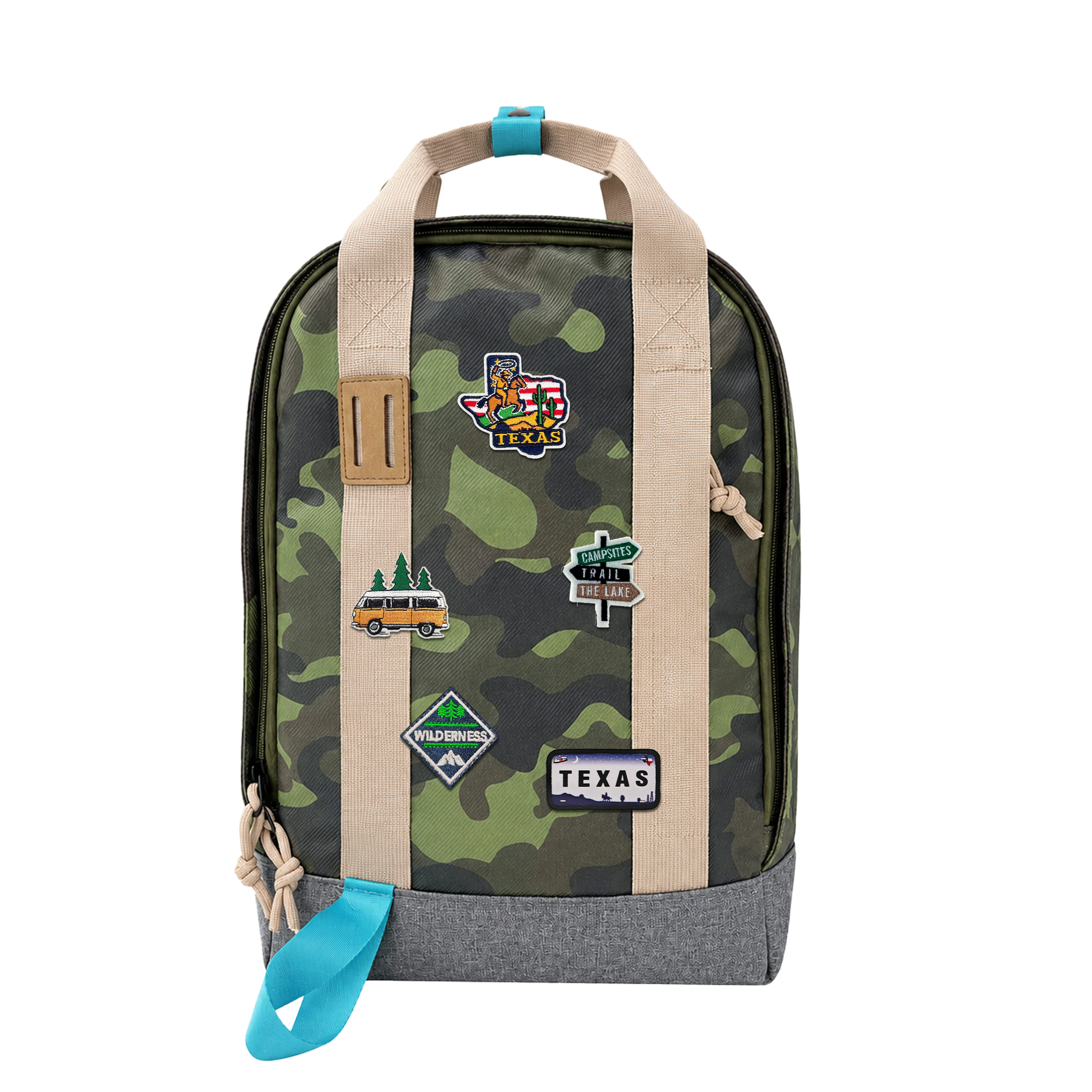 Texas Lone Star Laptop Backpack | Waterproof Western Adventure Travel Backpack