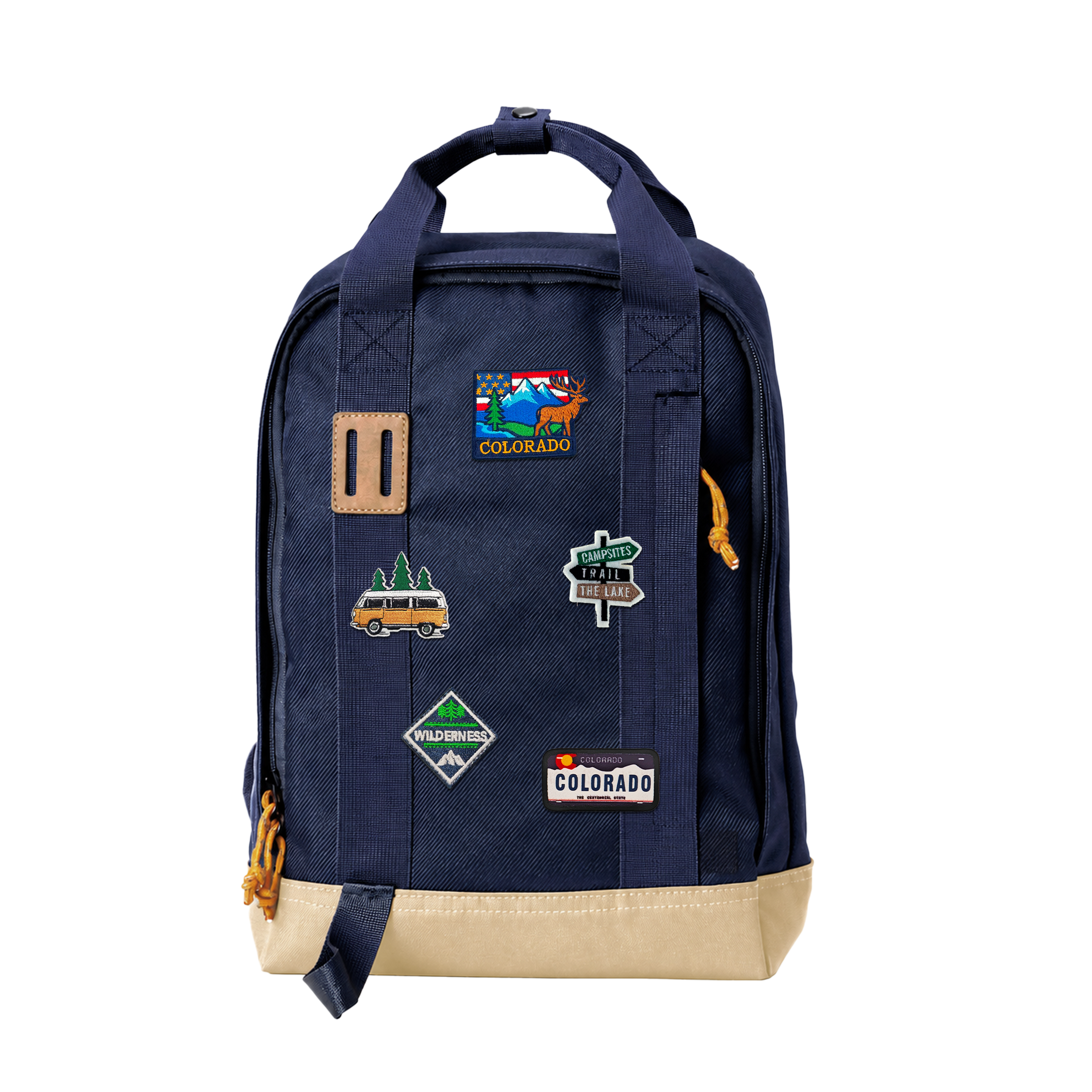 Colorado Adventure Patch Backpack Outdoor Travel Daypack