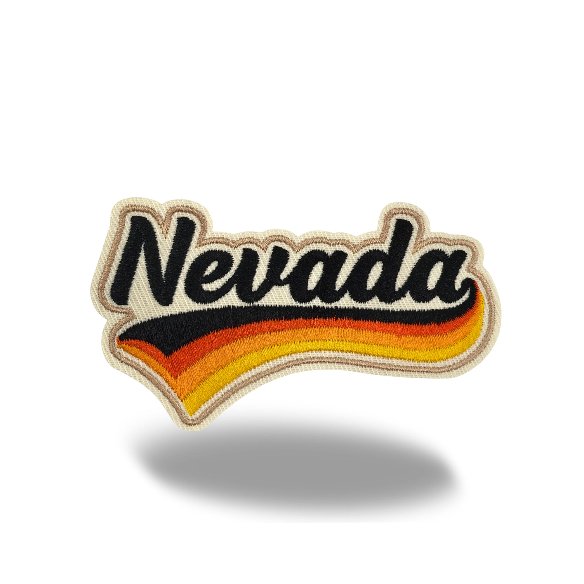 Nevada Vintage Iron-on Embroidered Patch | USA State Travel Souvenir Patch for Hats, Jackets & Backpacks