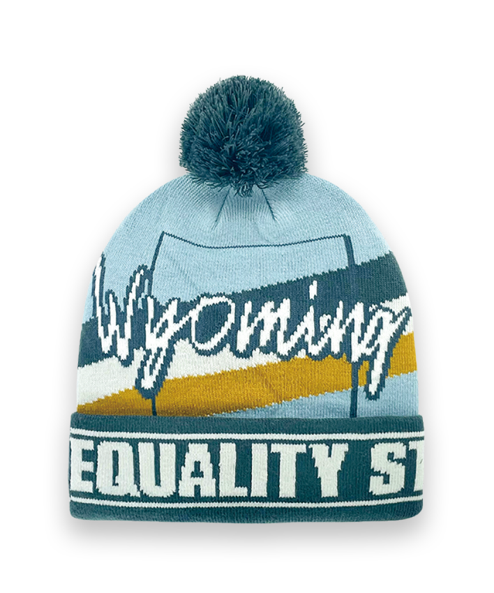 WYOMING Tagline Beanie