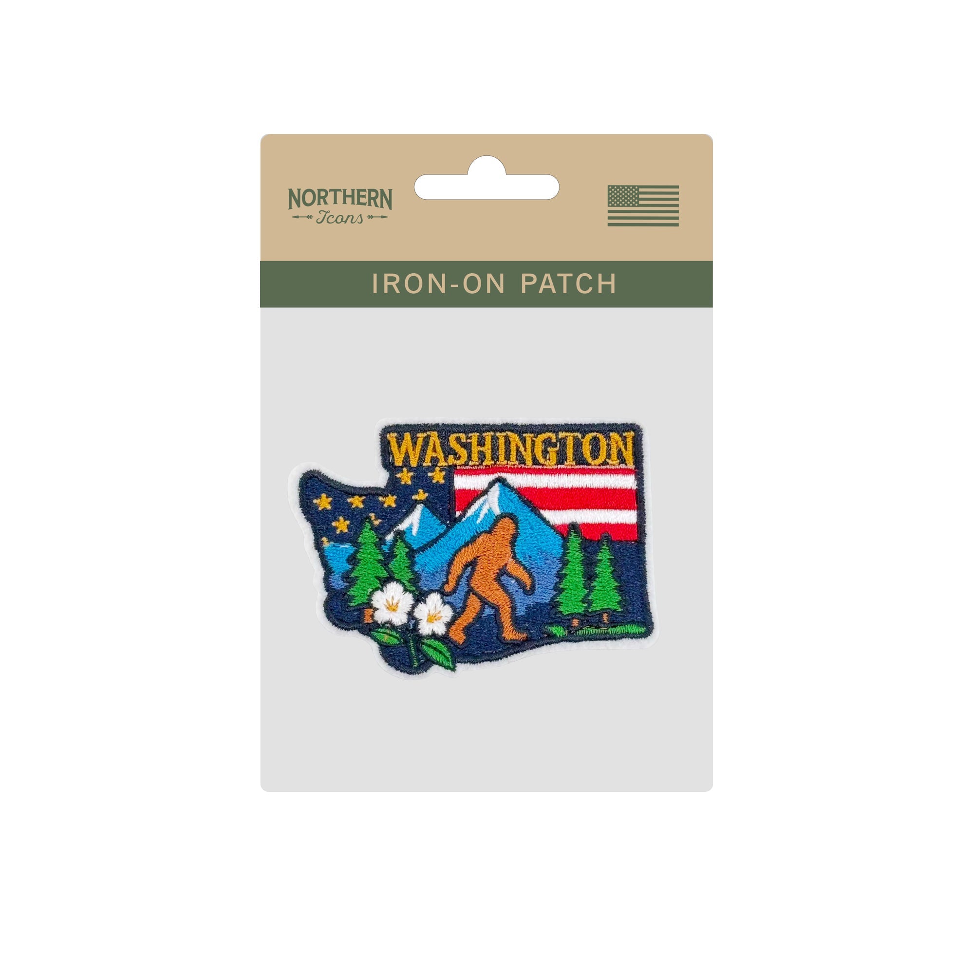 Washington State Embroidered Patch Baseball Cap ¨C Pacific Northwest Adventure Souvenir Hat