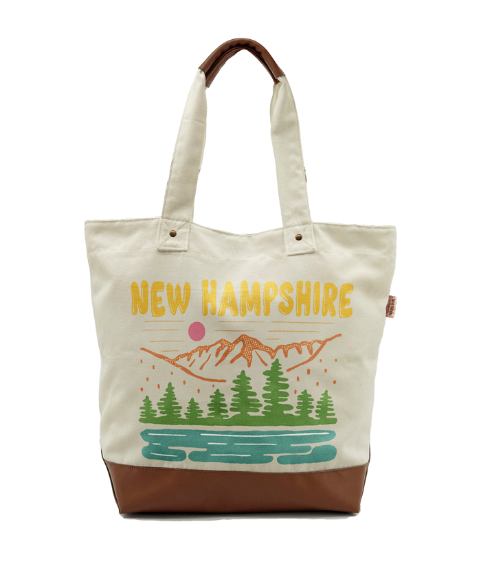 New Hampshire Sunrise Wilderness Canvas Tote Bag