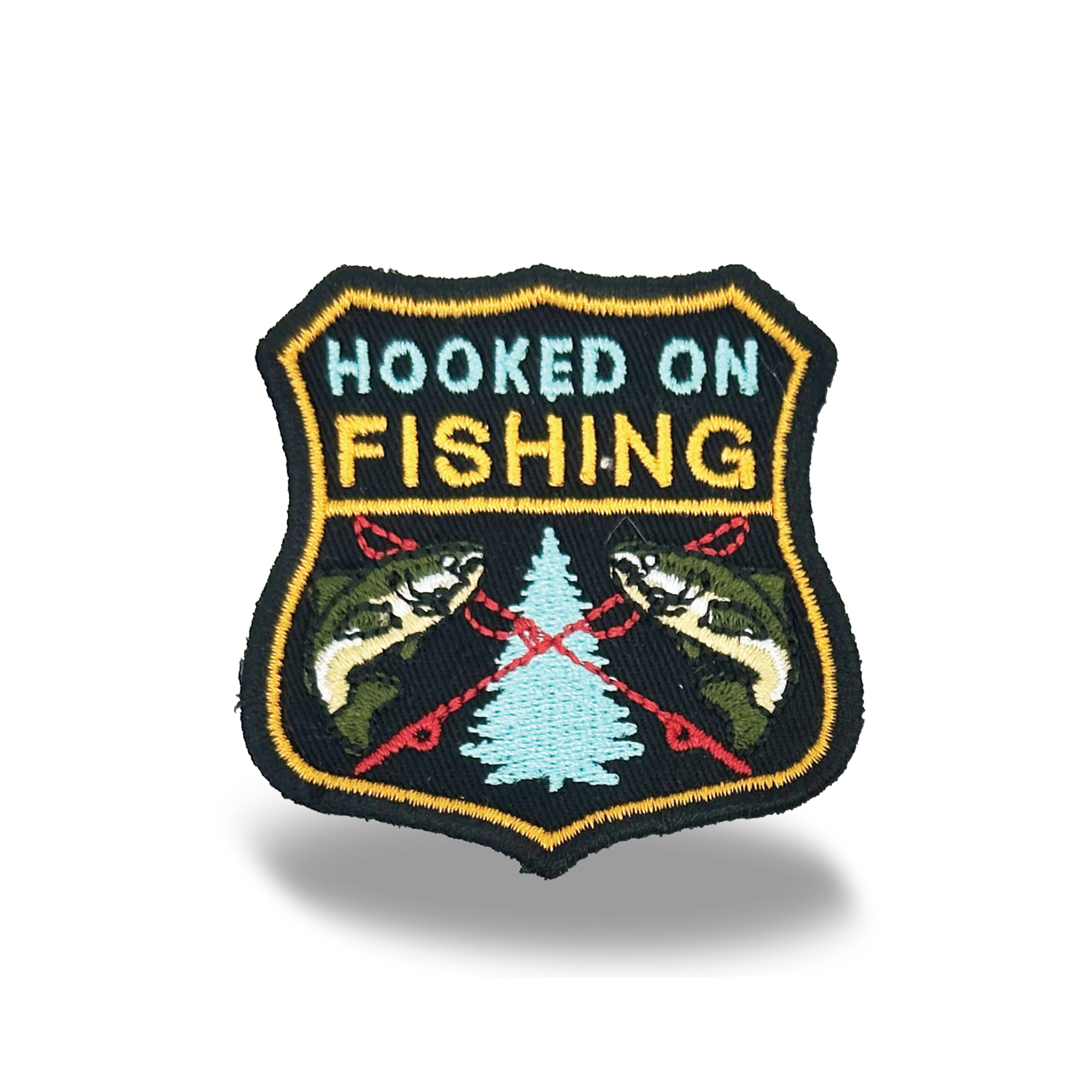 Largemouth Bass Fishing Iron On Embroidery Patch
