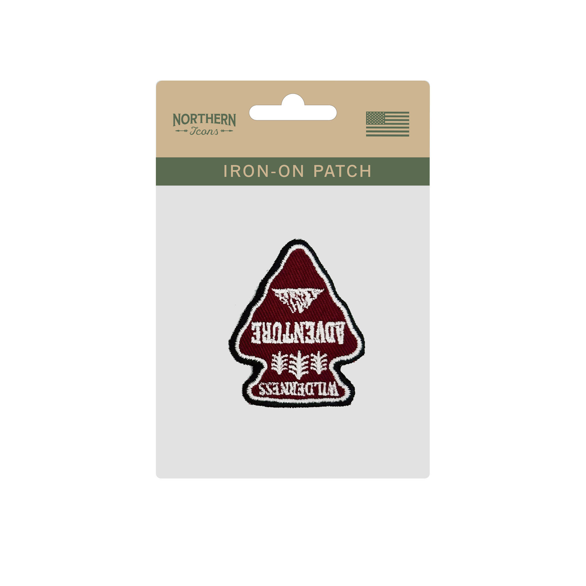 Wilderness Adventure Iron On Embroidery Patch
