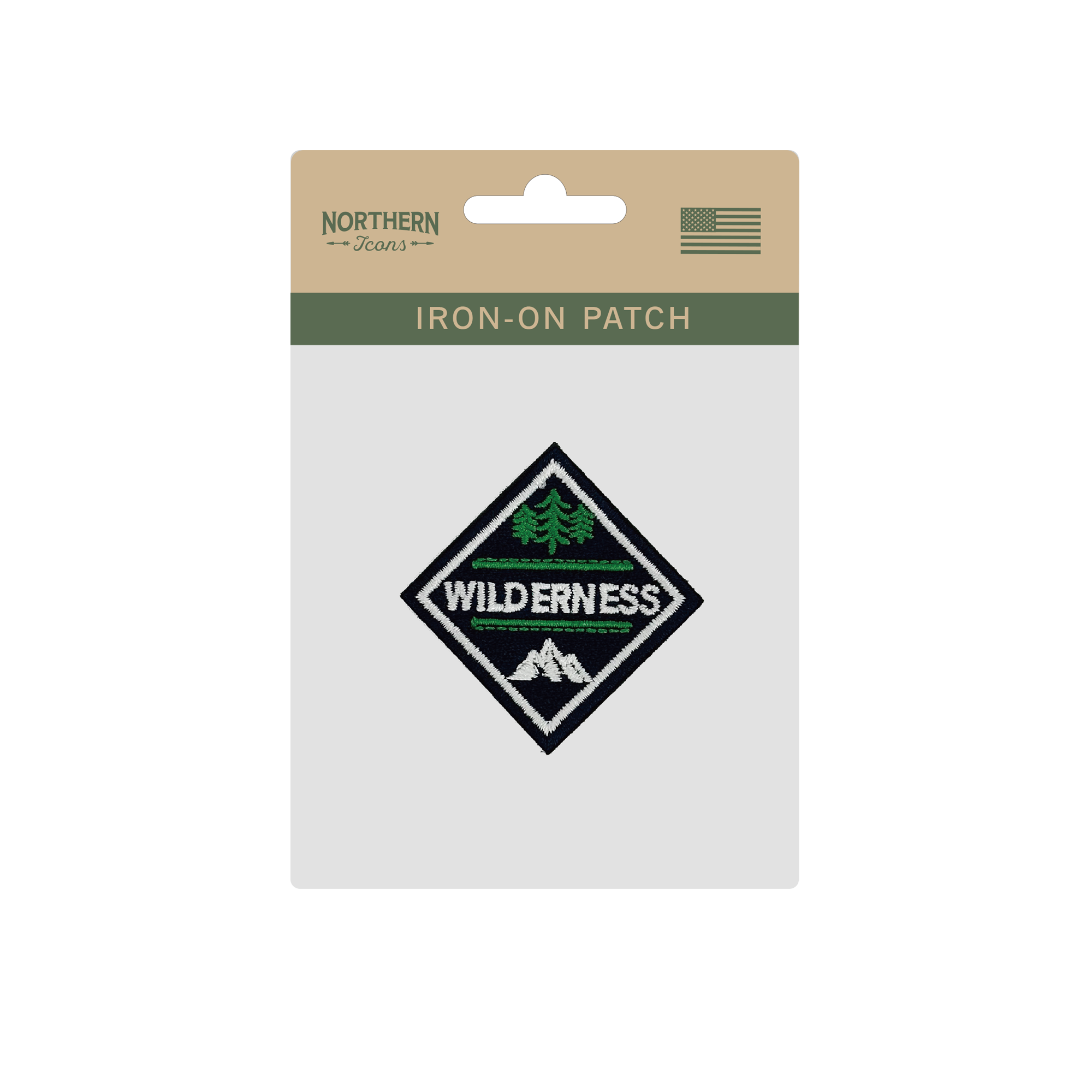 Wilderness Adventure Iron On Embroidery Patch