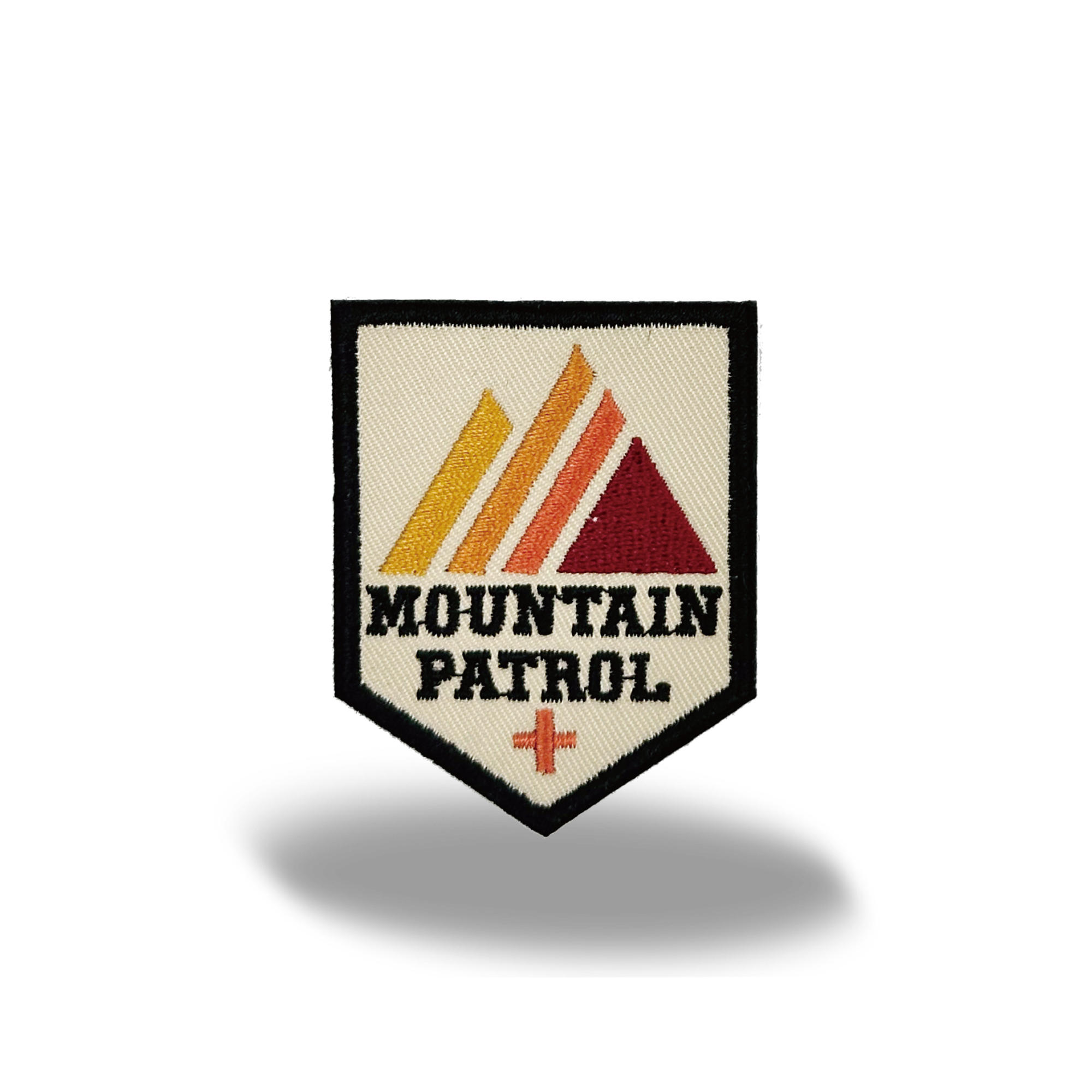 Mountain Patrol Shield Iron On Embroidery Patch