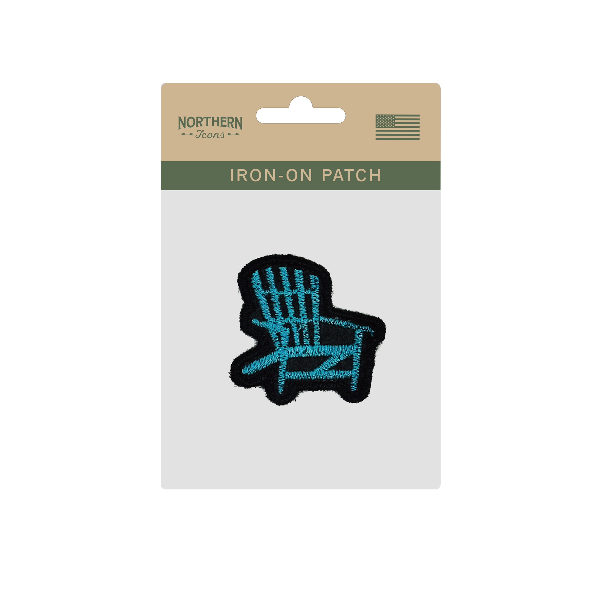 Adirondack Chair Iron On Embroidery Patch