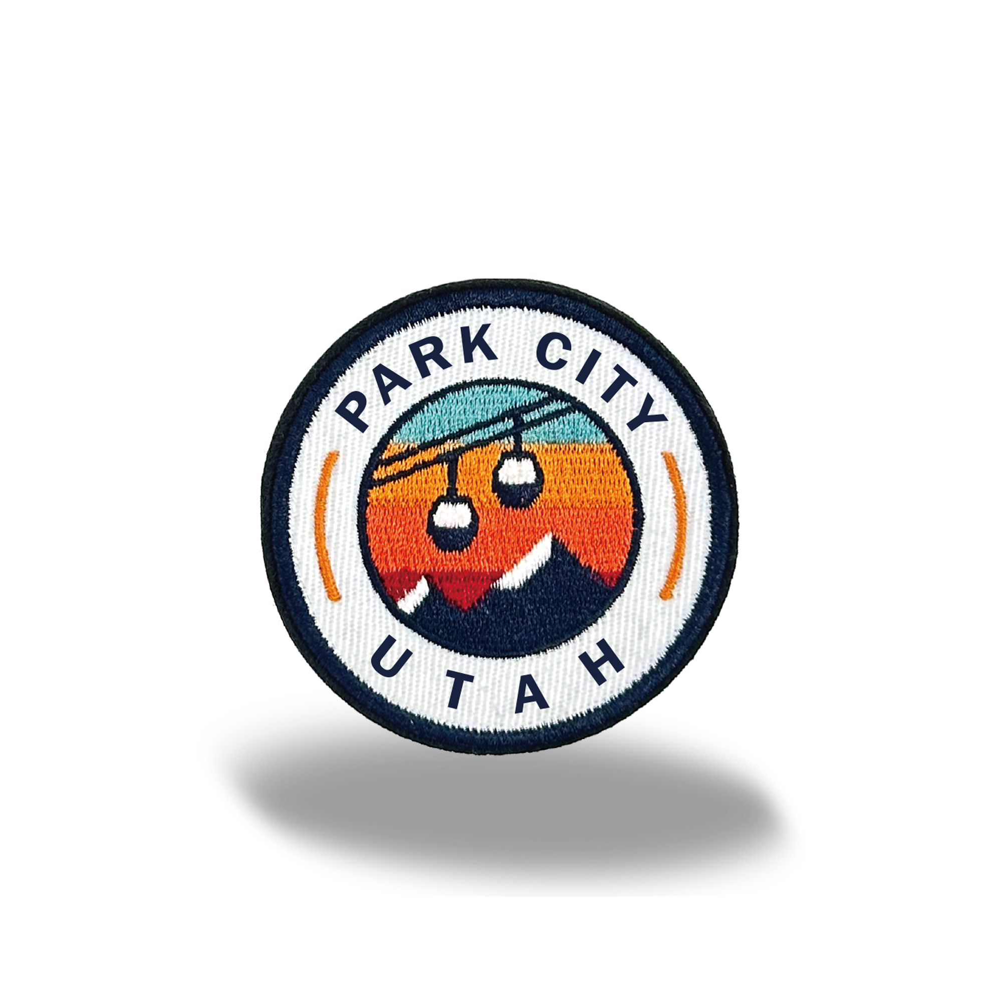 Park City Utah Embroidered Patch Mountain Ski Resort Souvenir Iron-On Patch