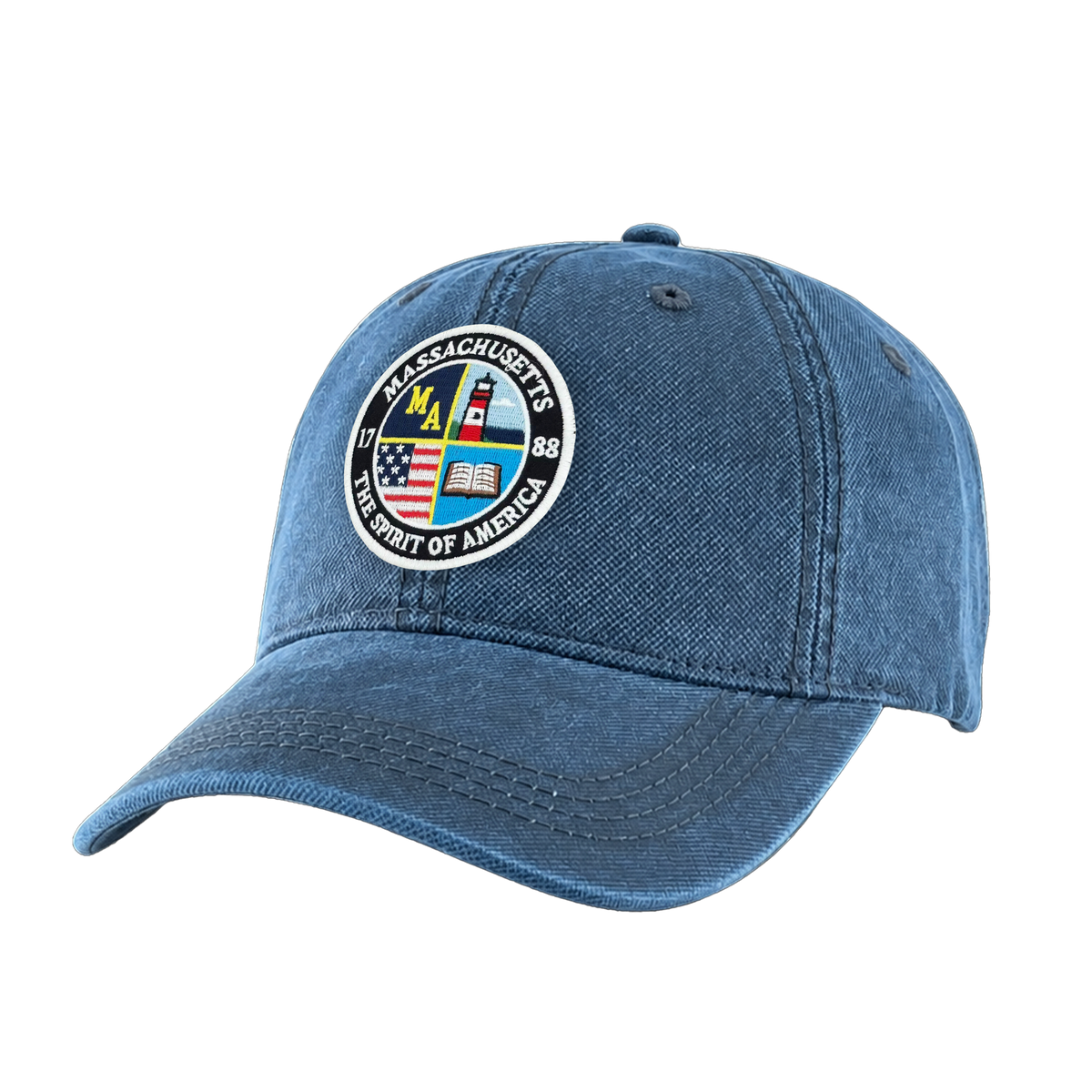 Massachusetts Heritage Oilskin Washed Cap - Vintage Outdoor Baseball Hat
