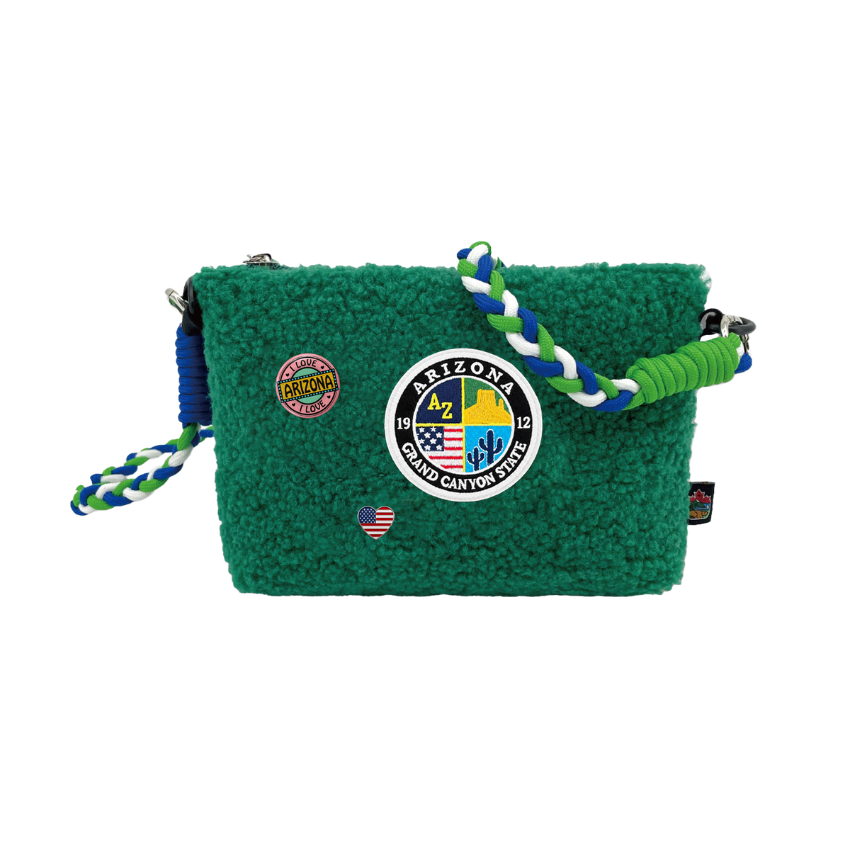 Arizona Sherpa Wallet Sling Bag | Cozy Mini Crossbody Travel Bag