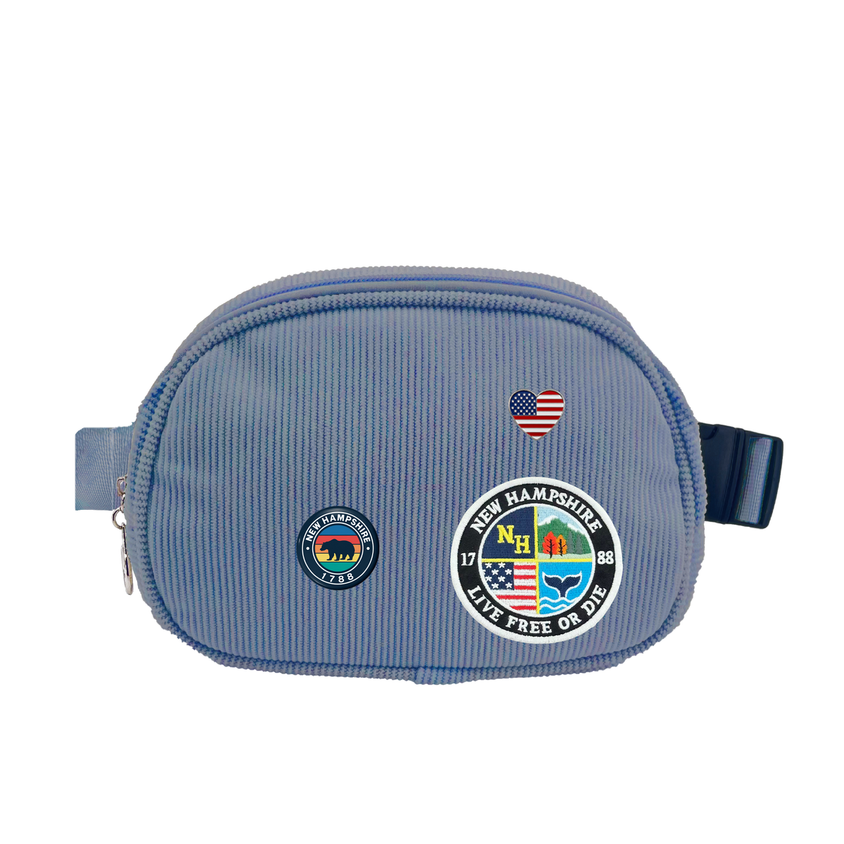 New Hampshire Corduroy Belt Bag | Adjustable Travel Waist & Crossbody Bag