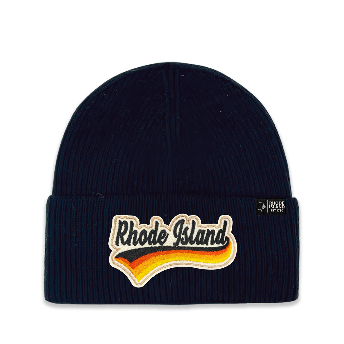 Rhode Island Heritage Knit Beanie | Retro State Winter Hat