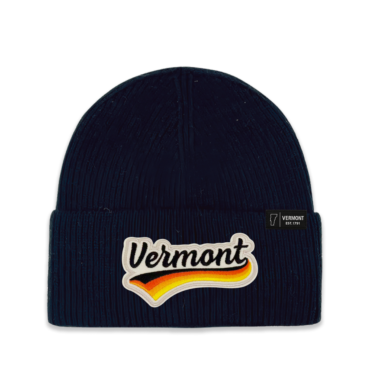 Vermont Patch Beanie | Embroidered State Winter Hat
